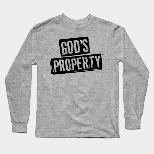 GOD’S PROPERTY Long Sleeve T-Shirt by GRAND CRU